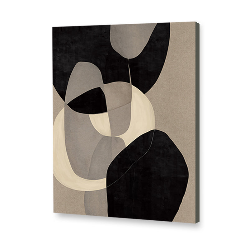 Structured Chaos Abstract Canvas Wall Art Print