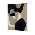 Structured Chaos Abstract Canvas Wall Art Print