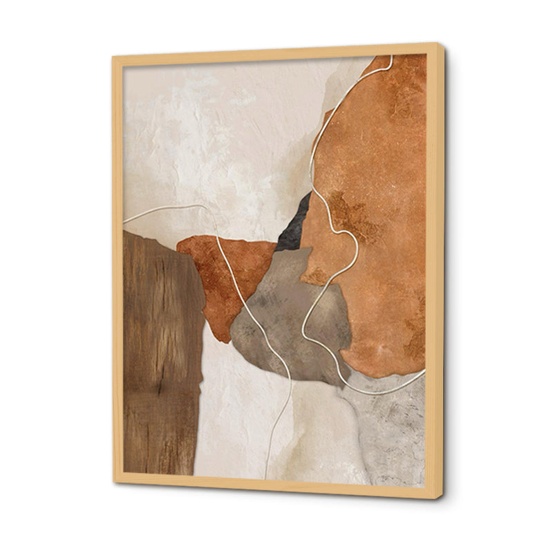Rustic textures Abstract Canvas Wall Art Print