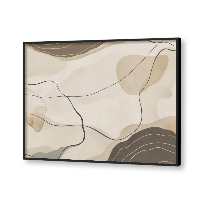 Abstract Terrain Abstract Canvas Wall Art Print