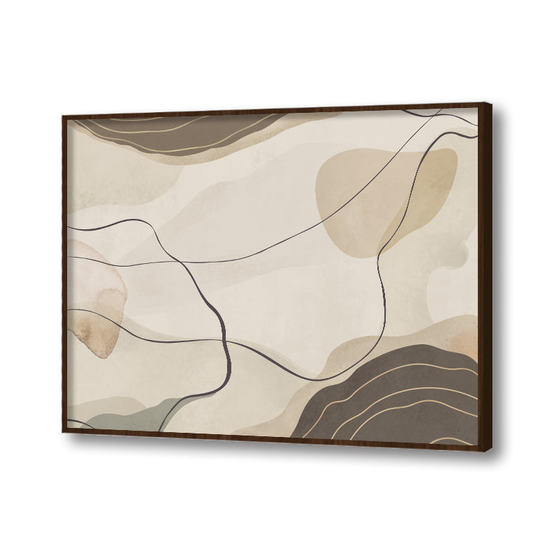 Abstract Terrain Abstract Canvas Wall Art Print