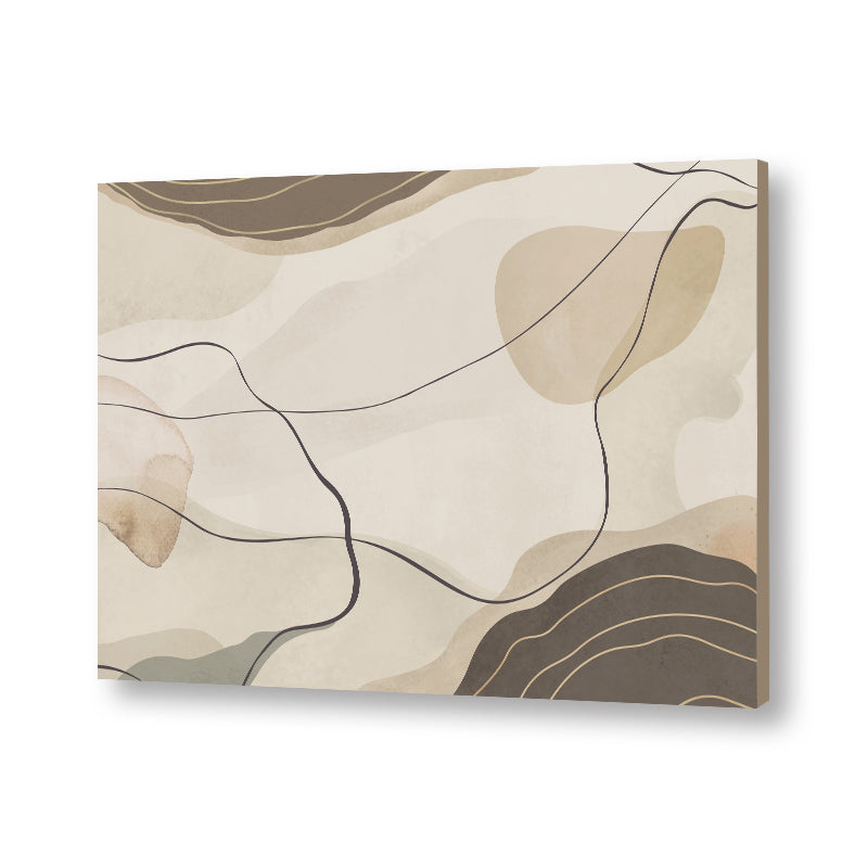 Abstract Terrain Abstract Canvas Wall Art Print