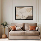 Abstract Terrain Abstract Canvas Wall Art Print