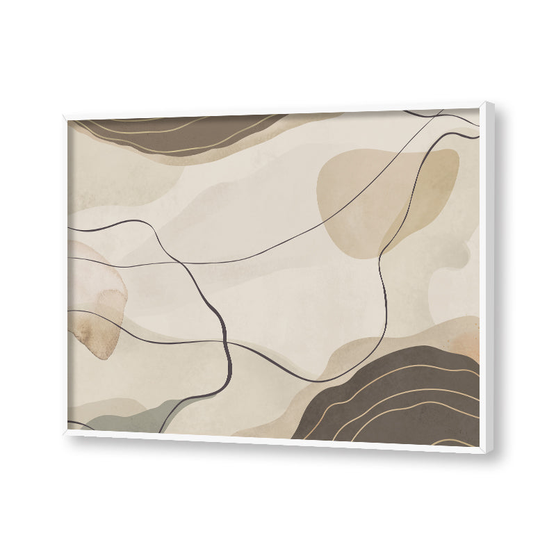 Abstract Terrain Abstract Canvas Wall Art Print