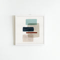 Balanced Shapes 1 Abstract Canvas Artprint for Wall