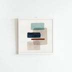Balanced Shapes No. 1 – Abstract Canvas Artprint for Wall
