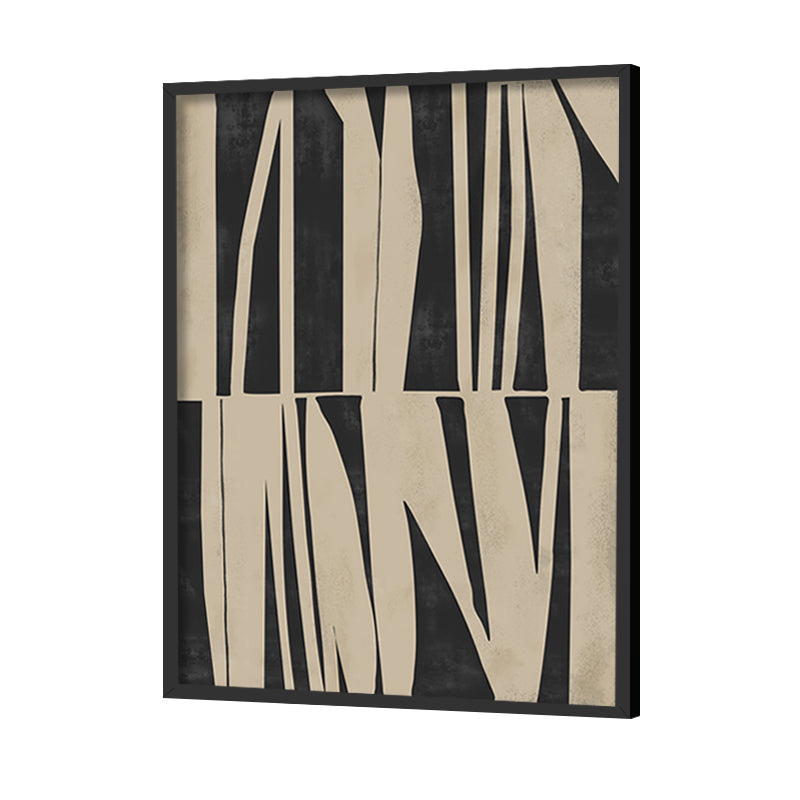 Between the Lines Abstract Canvas Wall Art Print