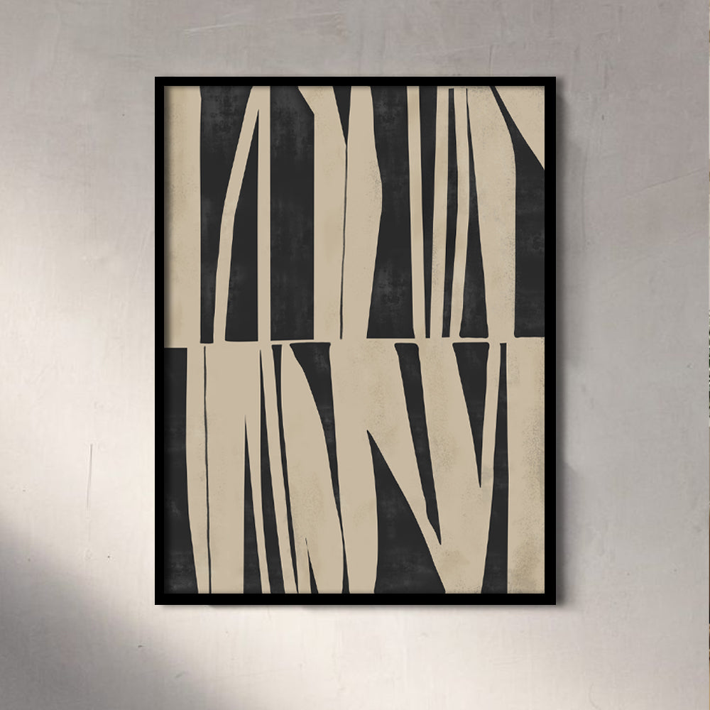 Between the Lines Abstract Canvas Wall Art Print