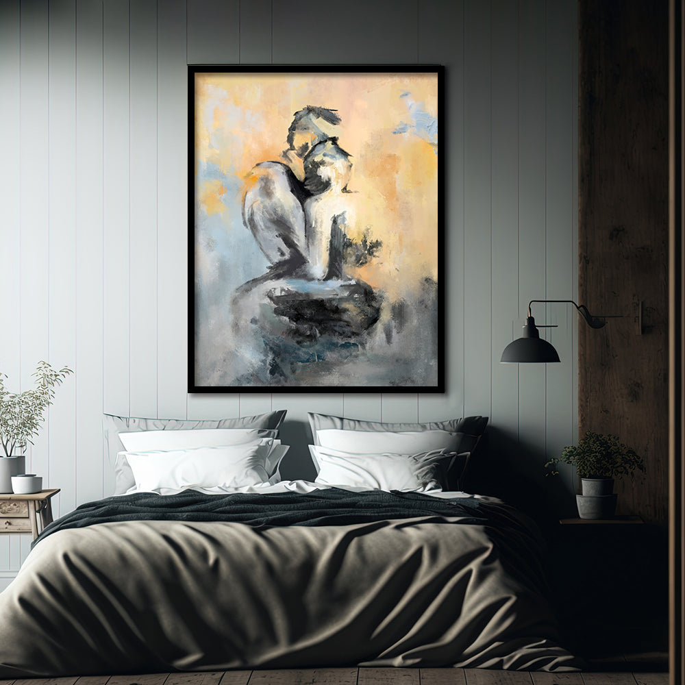 Bliss Abstract Canvas Wall Art Print
