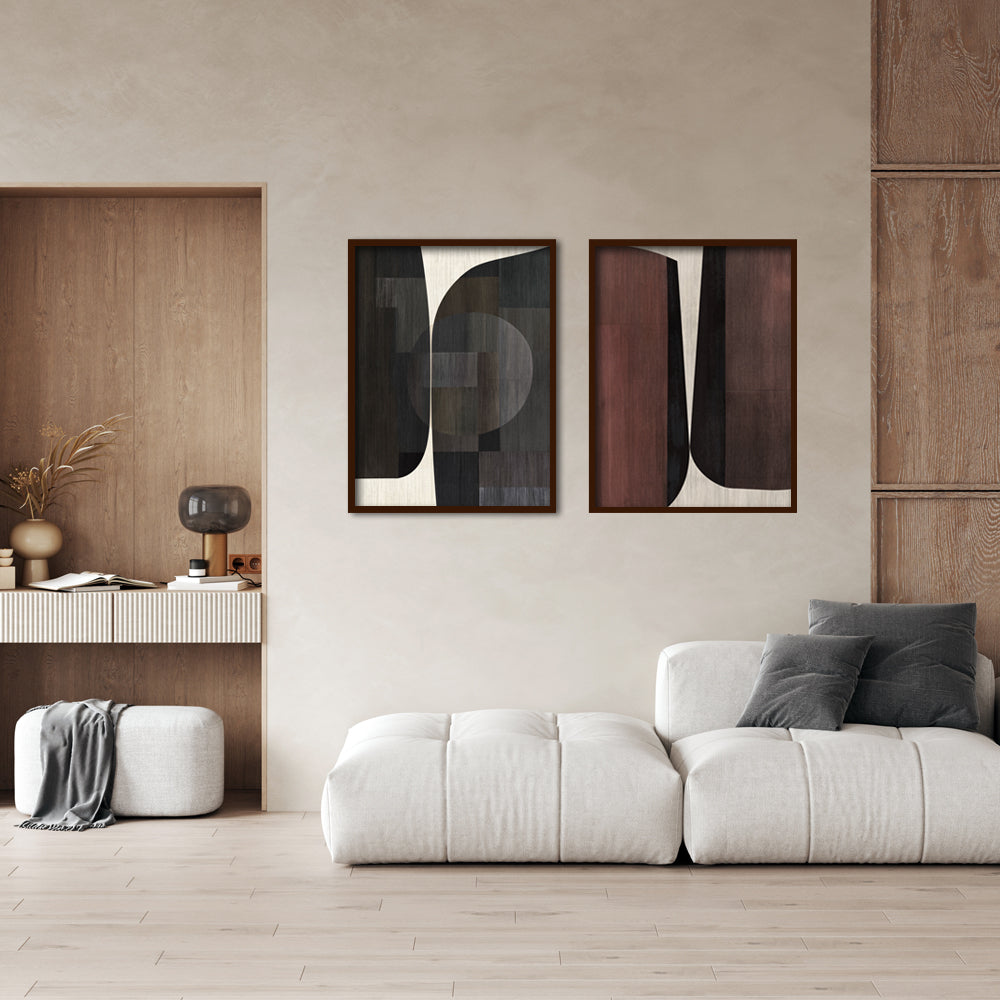 Bold Chromaticity 5 Abstract Canvas Wall Art Print