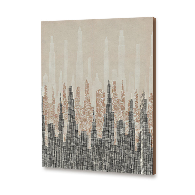 Cityscapes 2 Abstract Canvas Wall Art Print
