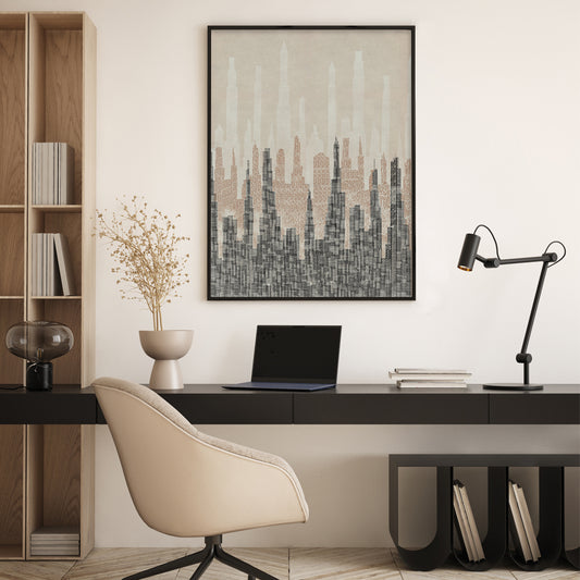 Cityscapes 2 Abstract Canvas Wall Art Print
