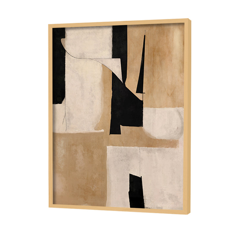Contours Abstract Canvas Wall Art Print