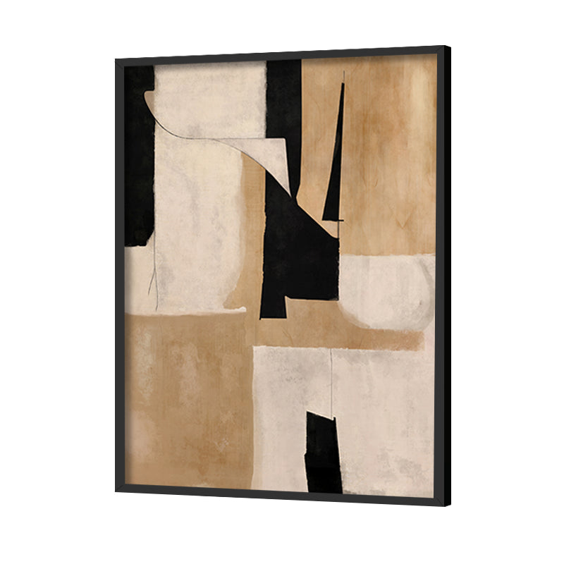 Contours Abstract Canvas Wall Art Print