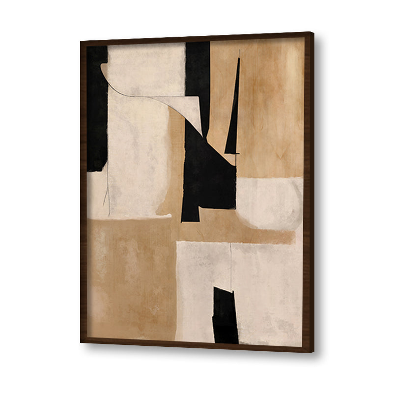 Contours Abstract Canvas Wall Art Print