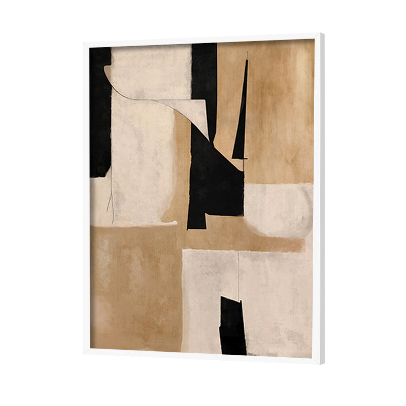 Contours Abstract Canvas Wall Art Print