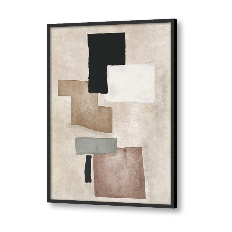 Dissonant Balance Abstract Canvas Wall Art Print