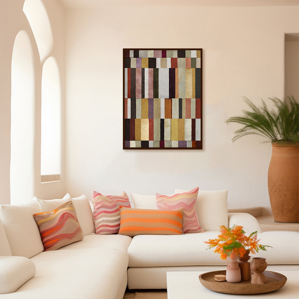 Dynamic Palette Abstract Canvas Wall Art Print