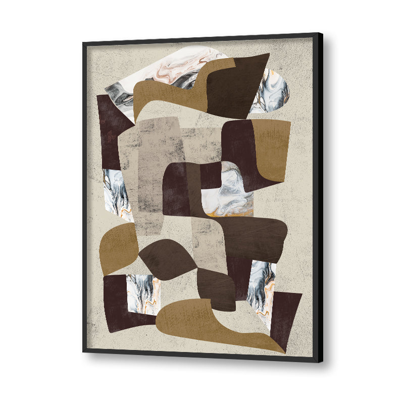 Formation  Abstract Canvas Wall Art Print