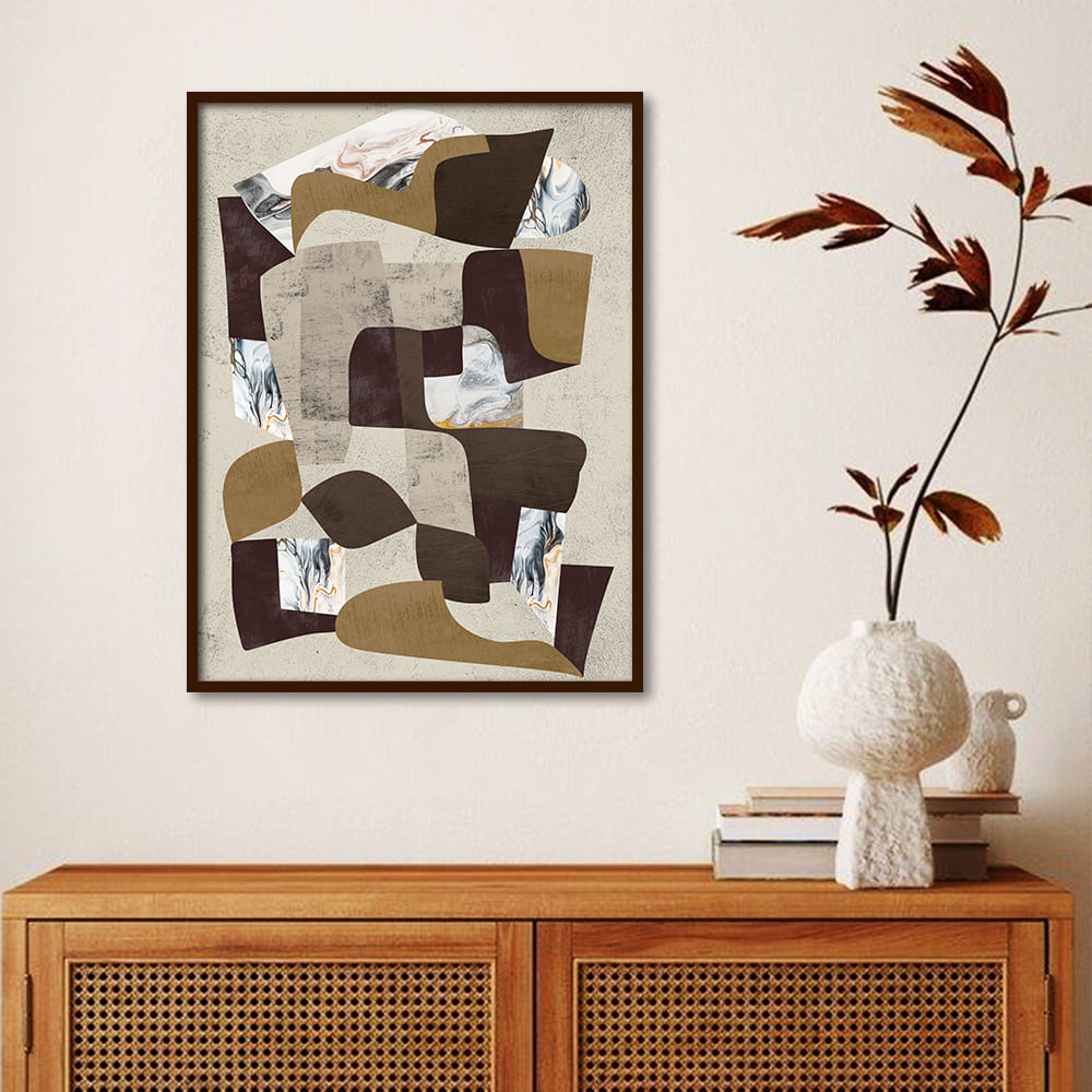 Formation  Abstract Canvas Wall Art Print