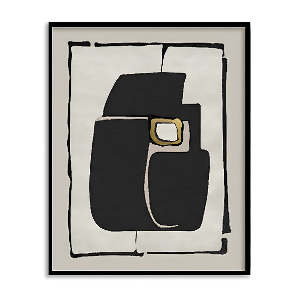 Abstract Forms Abstract Canvas Wall Art Print
