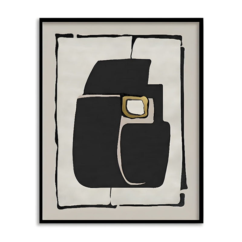 Abstract Forms Abstract Canvas Wall Art Print