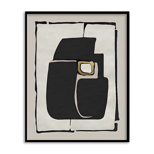 Abstract Forms Abstract Canvas Wall Art Print