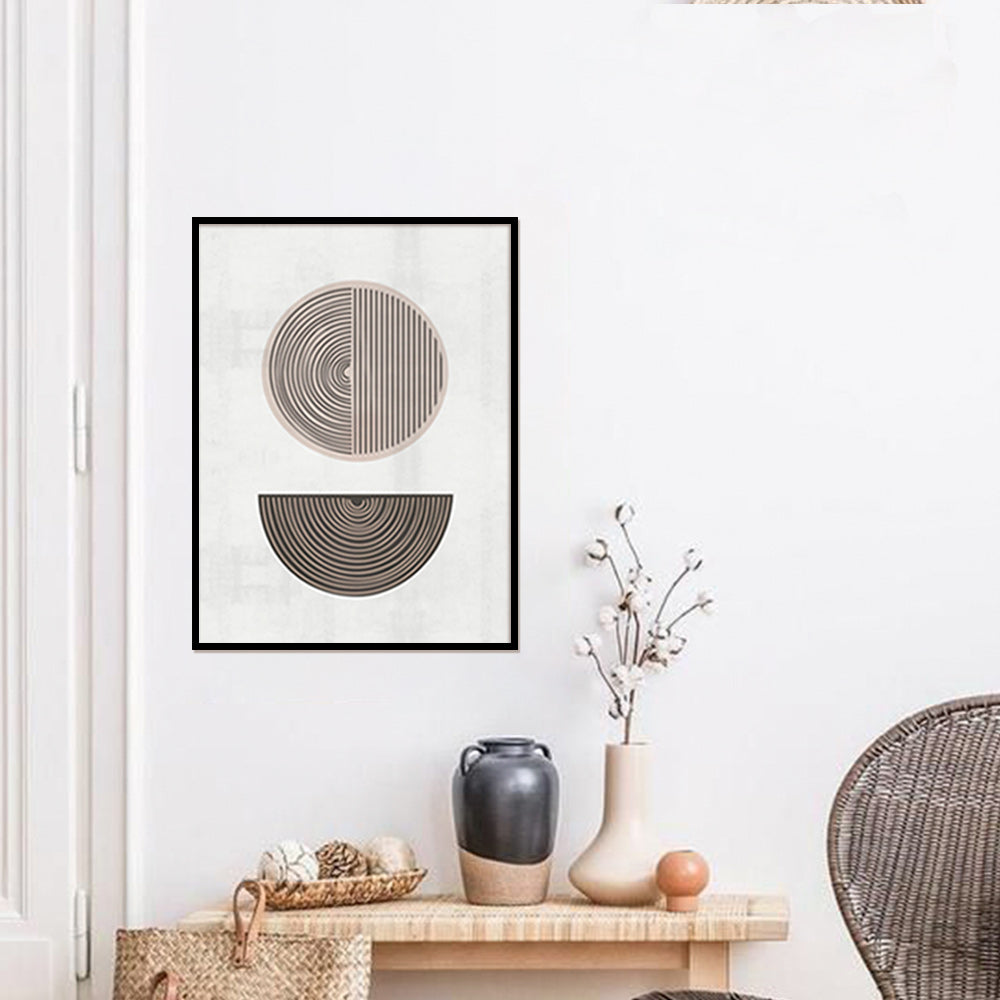 Geometric Shapes 2 Abstract Canvas Wall Art Print