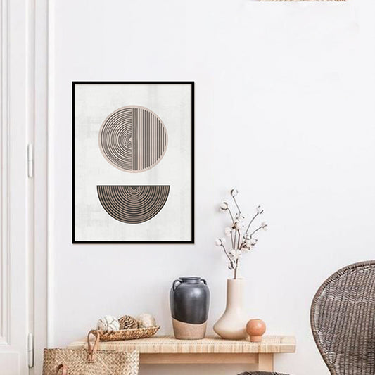 Geometric Shapes 2 Abstract Canvas Wall Art Print