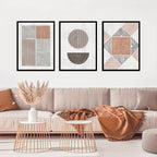 Geometric Shapes No. 2 – Abstract Canvas Wall Art Print