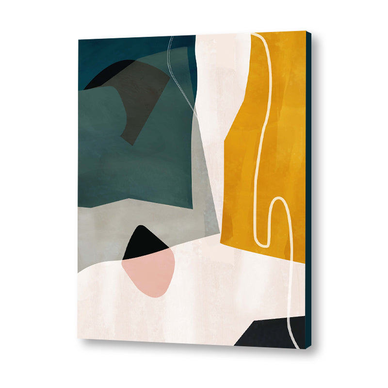 In The Shadow Abstract Canvas Wall Art Print