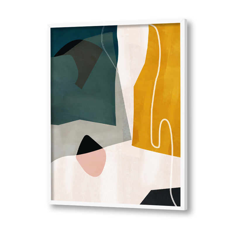 In The Shadow Abstract Canvas Wall Art Print