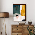 In The Shadow Abstract Canvas Wall Art Print