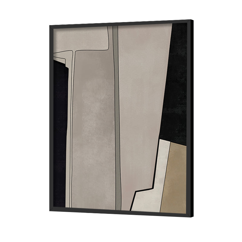 Linear Rhythm Abstract Canvas Wall Art Print