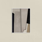 Linear Rhythm Abstract Canvas Wall Art Print