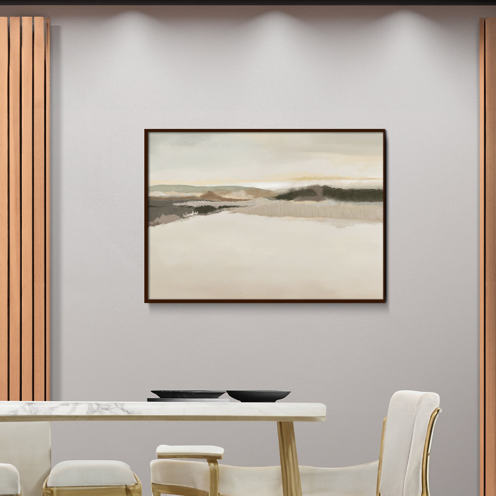 Minimal Abstract Landscape Nature Artwork Canvas Print for Wall