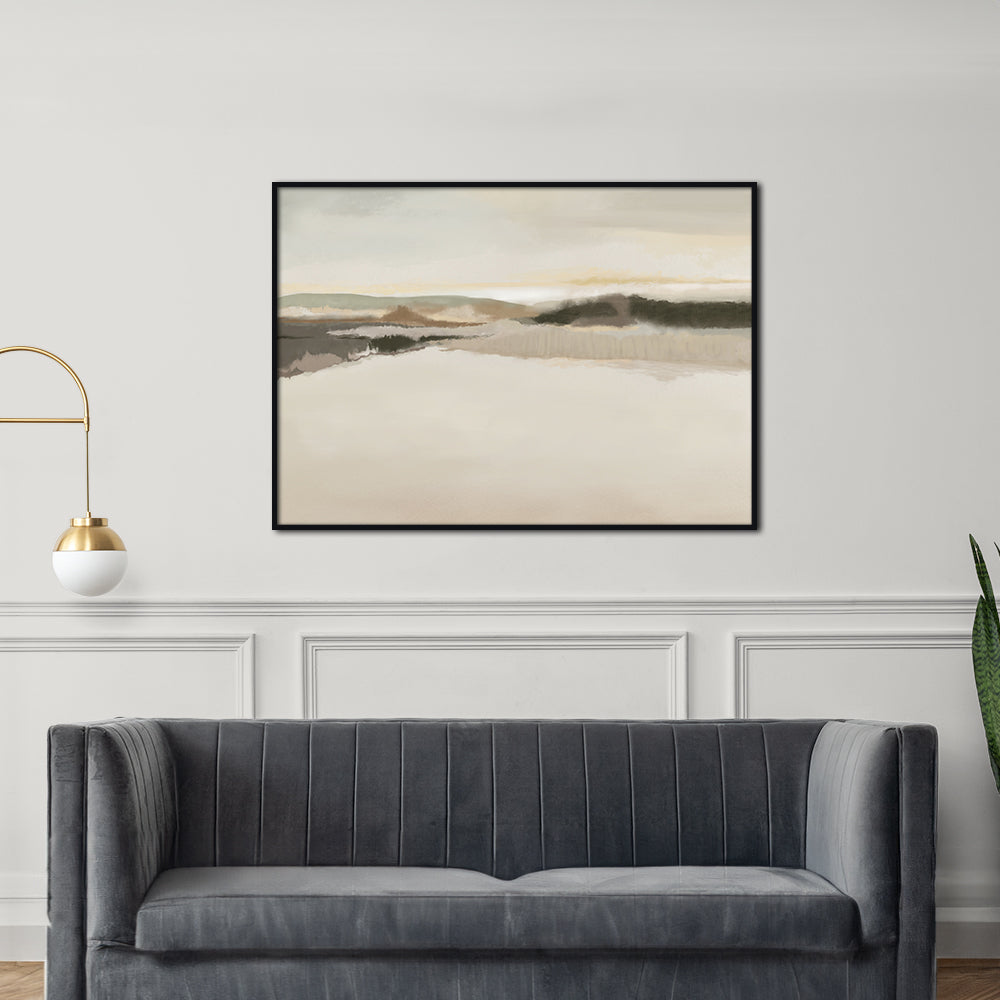 Minimal Abstract Landscape Nature Artwork Canvas Print for Wall