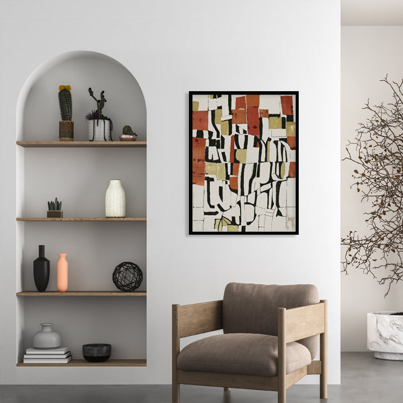 Nomadic Impressions Scandinavian Canvas Wall Art Print shown in a room