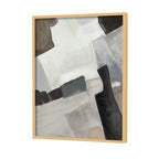 Pastel Echoes Abstract Canvas Wall Art Print