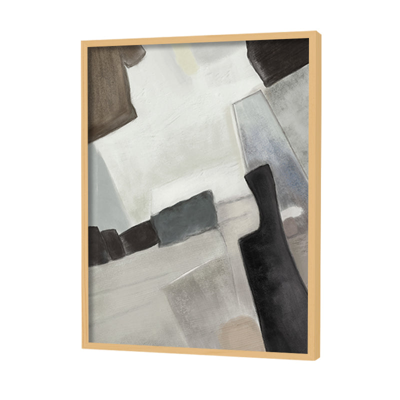 Pastel Echoes Abstract Canvas Wall Art Print