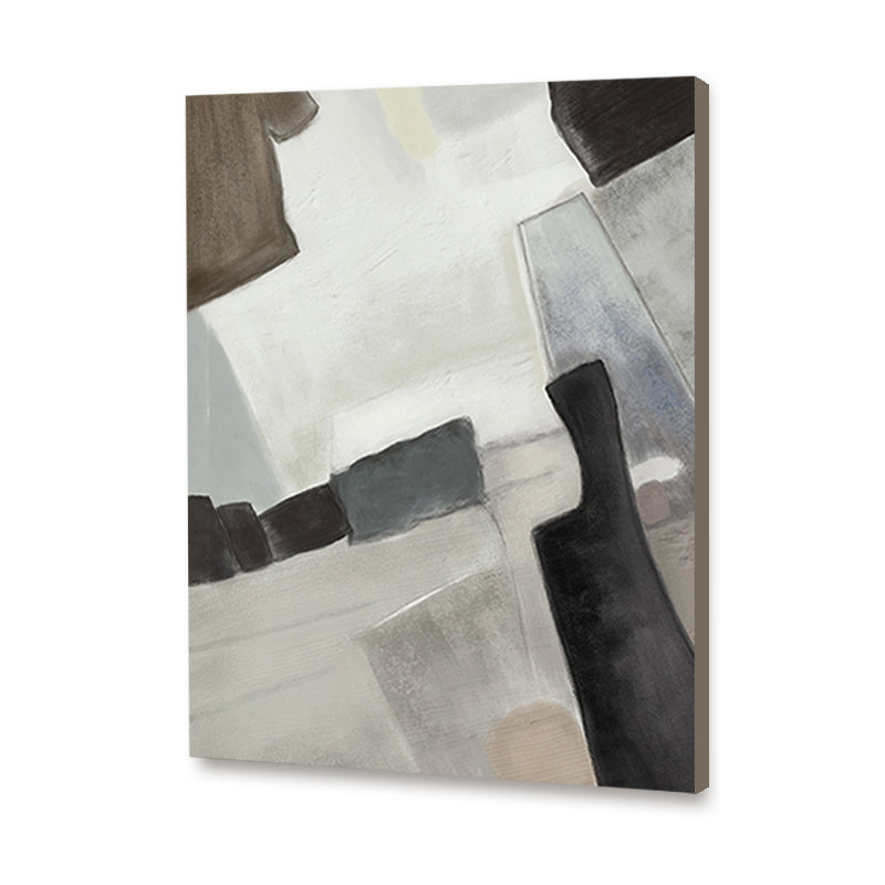 Pastel Echoes Abstract Canvas Wall Art Print