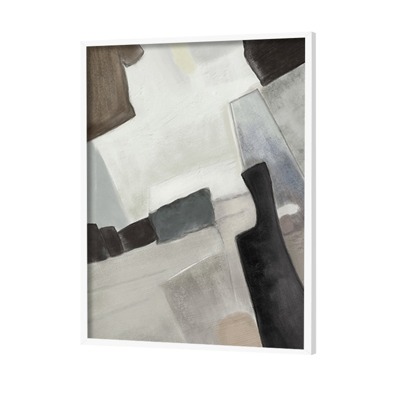 Pastel Echoes Abstract Canvas Wall Art Print