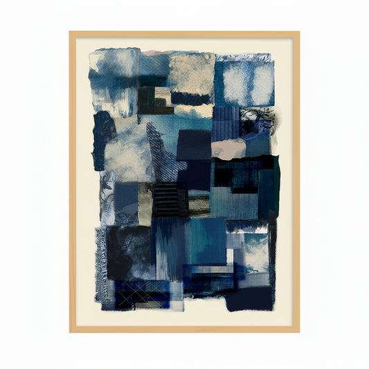 Patched | Pop Abstract Canvas Painting for Wall | Wall Decor | Wall Painting