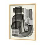 Shifting Shadows Abstract Canvas Wall Art Print