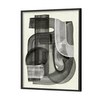 Shifting Shadows Abstract Canvas Wall Art Print