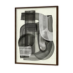 Shifting Shadows Abstract Canvas Wall Art Print