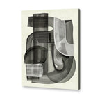 Shifting Shadows Abstract Canvas Wall Art Print