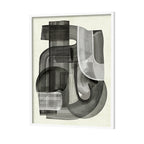 Shifting Shadows Abstract Canvas Wall Art Print