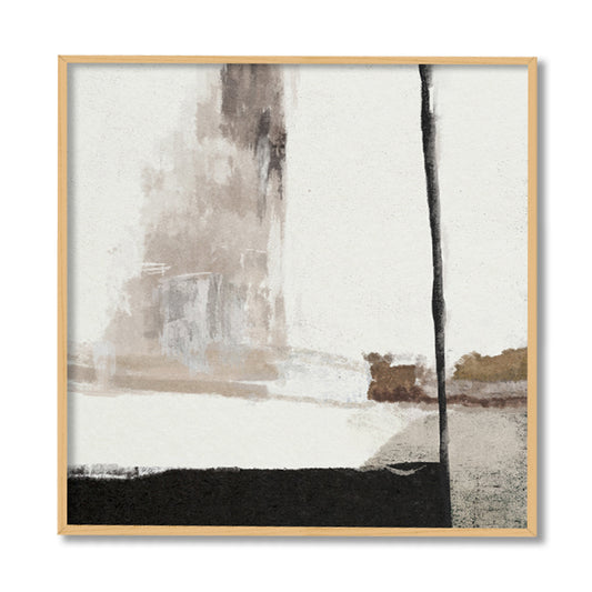 Abstract Strokes 1 | Black and White Wall Artwork | Abstract Canvas Painting for Wall | Wall Decor | Wall Painting