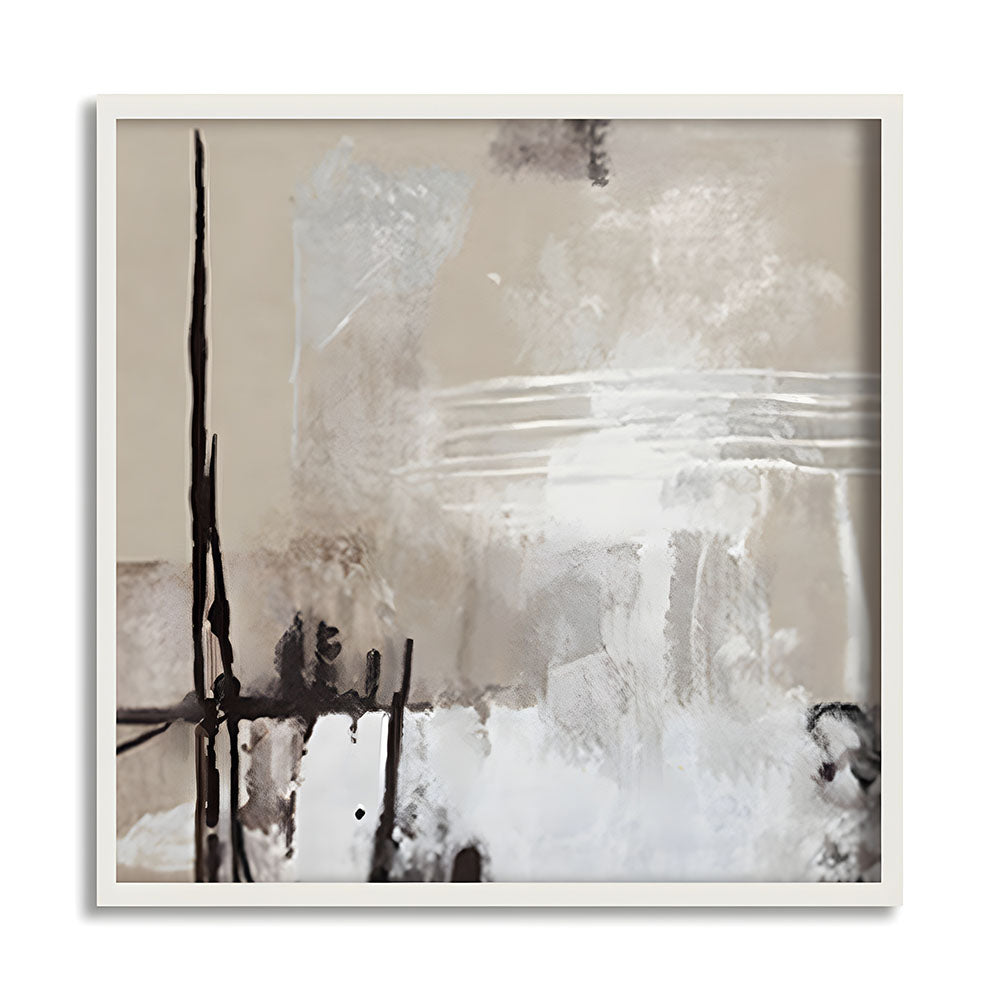 Abstract Strokes 3 Abstract Canvas Wall Art Print
